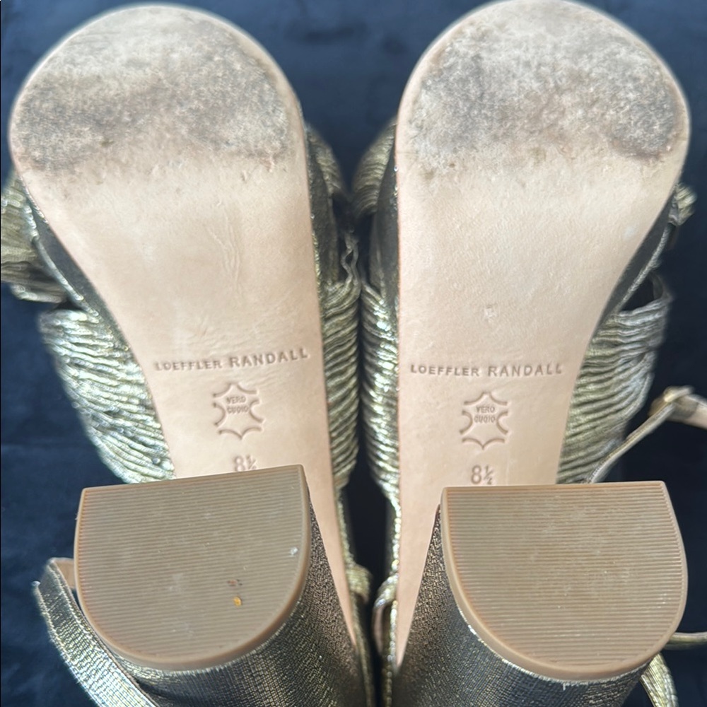 Randall Loeffler Natalie Pleated Platform Heels - Picture 8 of 13